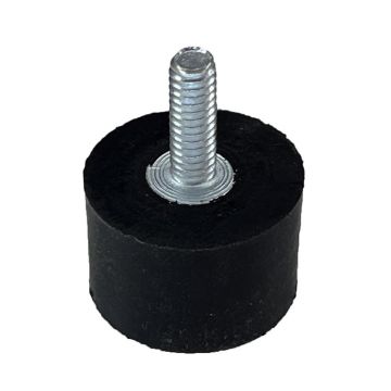 Rubber Bumper With #8-32 Threaded Stud