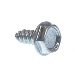 #6 x 3/8" Unslotted Hex Head Screw - Zinc Plated