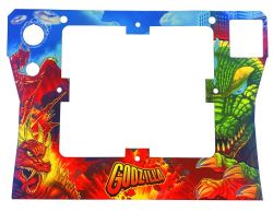 Stern Godzilla Premium Cabinet Decal - Front