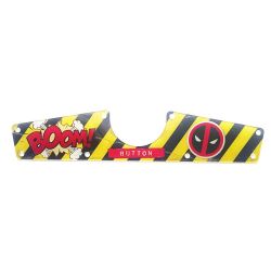 Deadpool Lockdown Bar Boom Button Surround Plastic