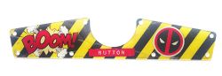 Deadpool Lockdown Bar Boom Button Surround Plastic