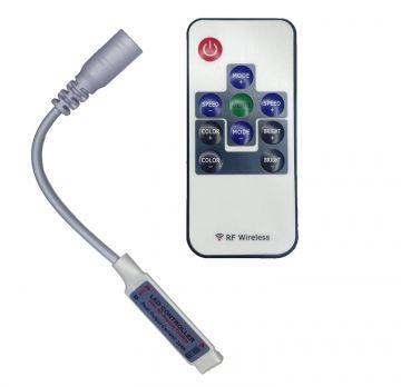 Wireless RGB Controller with RF Remote for LED Strips