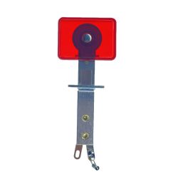 Williams/Bally 3D/Deep Transparent Red Rectangle Target
