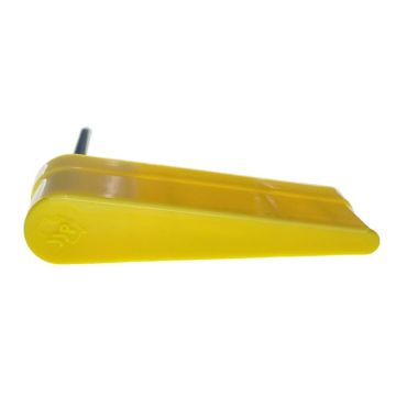 JJP Logo Flipper Bat And Shaft Assembly - Yellow