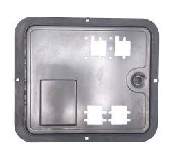 Coin Door Face/Skin, Frame & Hinge For Stern, JJP, CGC, American & Spooky Pinball Machines - Raw