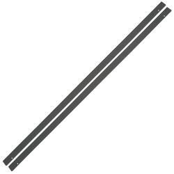 Black Capcom Side Rails With No Center Mounting Hole - Set of 2