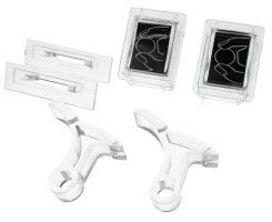 Clear Coin Door Button Conversion Kit (6 Pieces)