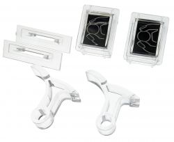 Clear Coin Door Button Conversion Kit (6 Pieces)