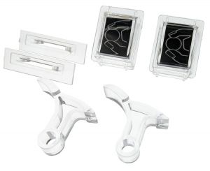 Clear Coin Door Button Conversion Kit (6 Pieces)