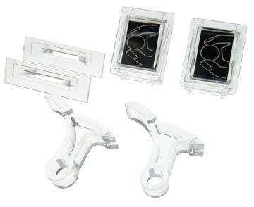Clear Coin Door Button Conversion Kit (6 Pieces)
