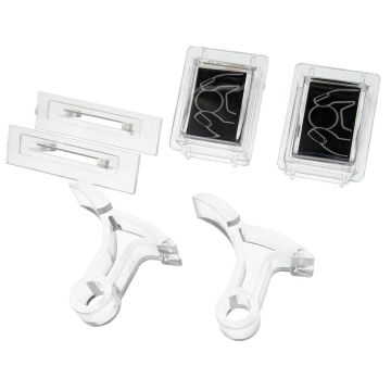 Clear Coin Door Button Conversion Kit (6 Pieces)