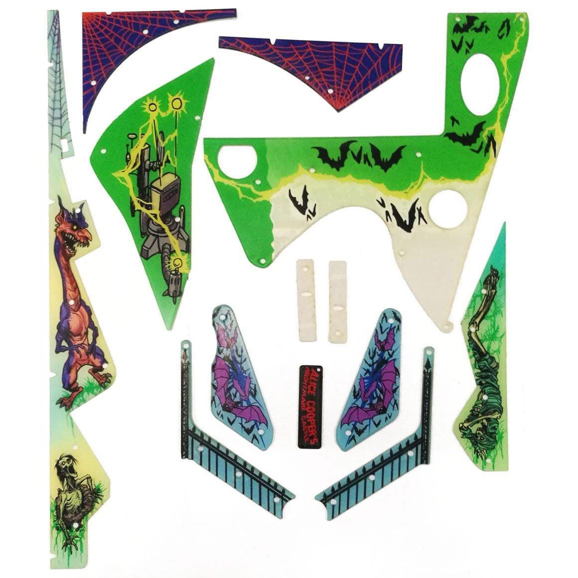 PBL-400-0067-00 Alice Cooper's Nightmare Castle Playfield Plastic Set