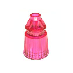 Jpop Pink Plastic Translucent Star Posts 1-1/16" Tall