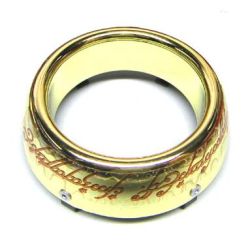 Lord of the Rings Magnetic Gold Ring Plastic