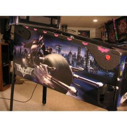 Batman (The Dark Knight) Custom Side Rails And Backbox Hinge Set