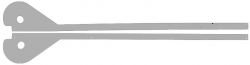 Raw Steel Tear Drop Button Guard Side Rail Set For Stern