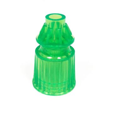 Fluorescent Green Transluscent Star Post 1-1/16" Tall