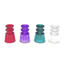 Plastic Translucent Double Star Posts  1-1/16" Tall