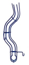 Willy Wonka Left Return Wireform Ramp - Metallic Blue