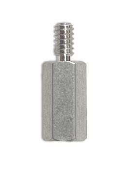 Metal Hex Spacer - 1/2" (#6-32 Thread, Male/Female)