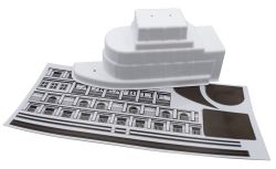 Maverick Paddle Boat Plastic with Decals