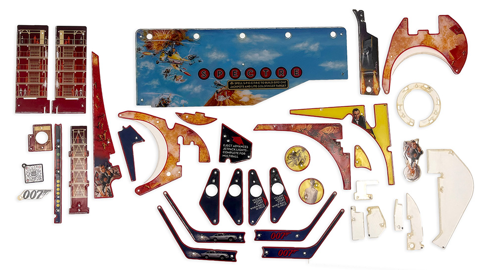 Stern James Bond 007 Pro Playfield Plastic Set