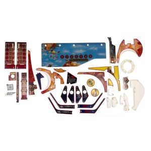 803-5000-V1 Stern James Bond 007 Pro Playfield Plastic Set