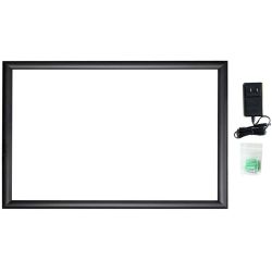 'LED Backlit Translite Frame For Stern SPIKE 2 Machines With LCD Displays - Black Colored Frame