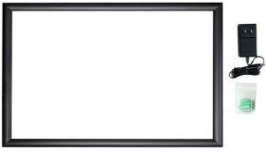 'LED Backlit Translite Frame For Stern SPIKE 2 Machines With LCD Displays - Black Colored Frame