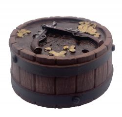 JJP Pirates of the Caribbean Guns/Coins Spinning Barrel Pop Bumper Sculpture