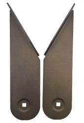 JJP Pirates of the Caribbean CE Brass/Bronze Powder Coated Backbox Hinge Set