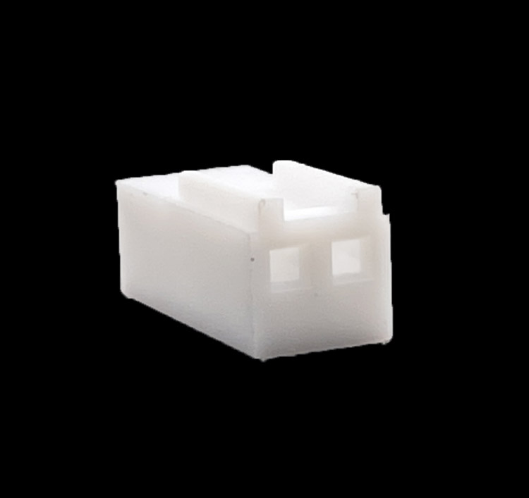 .100" (2.54mm) Crimp & Stuff 2-Position Housing With Locking Ramp