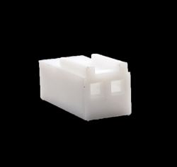 .100" (2.54mm) Crimp & Stuff 2-Position Housing With Locking Ramp