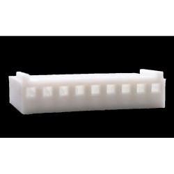 .100" (2.54mm) Crimp & Stuff 9-Position Housing With Locking Ramp