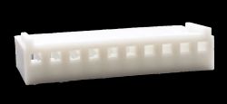 .100" (2.54mm) Crimp & Stuff 10-Position Housing With Locking Ramp