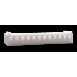 .100" (2.54mm) Crimp & Stuff 12-Position Housing With Locking Ramp