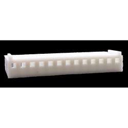 .100" (2.54mm) Crimp & Stuff 13-Position Housing With Locking Ramp