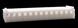 .100" (2.54mm) Crimp & Stuff 13-Position Housing With Locking Ramp