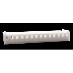 .100" (2.54mm) Crimp & Stuff 14-Position Housing With Locking Ramp