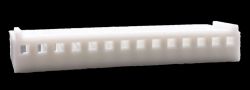 .100" (2.54mm) Crimp & Stuff 14-Position Housing With Locking Ramp