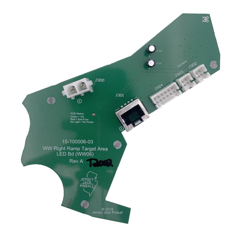 15-100006-03 Willy Wonka Right Ramp Target Area RGB LED Lamp Board
