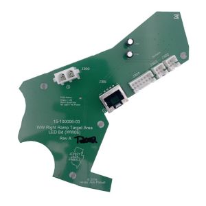 ラッキーフルハウス　基板 15-100006-03 Willy Wonka Right Ramp Target Area RGB LED Lamp Board