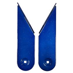 Willy Wonka LE Metallic Blue Powder Coated Backbox Hinge Set