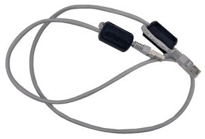 Cat5E 4 Foot Gray Ethernet Cable With Ferrite Cable