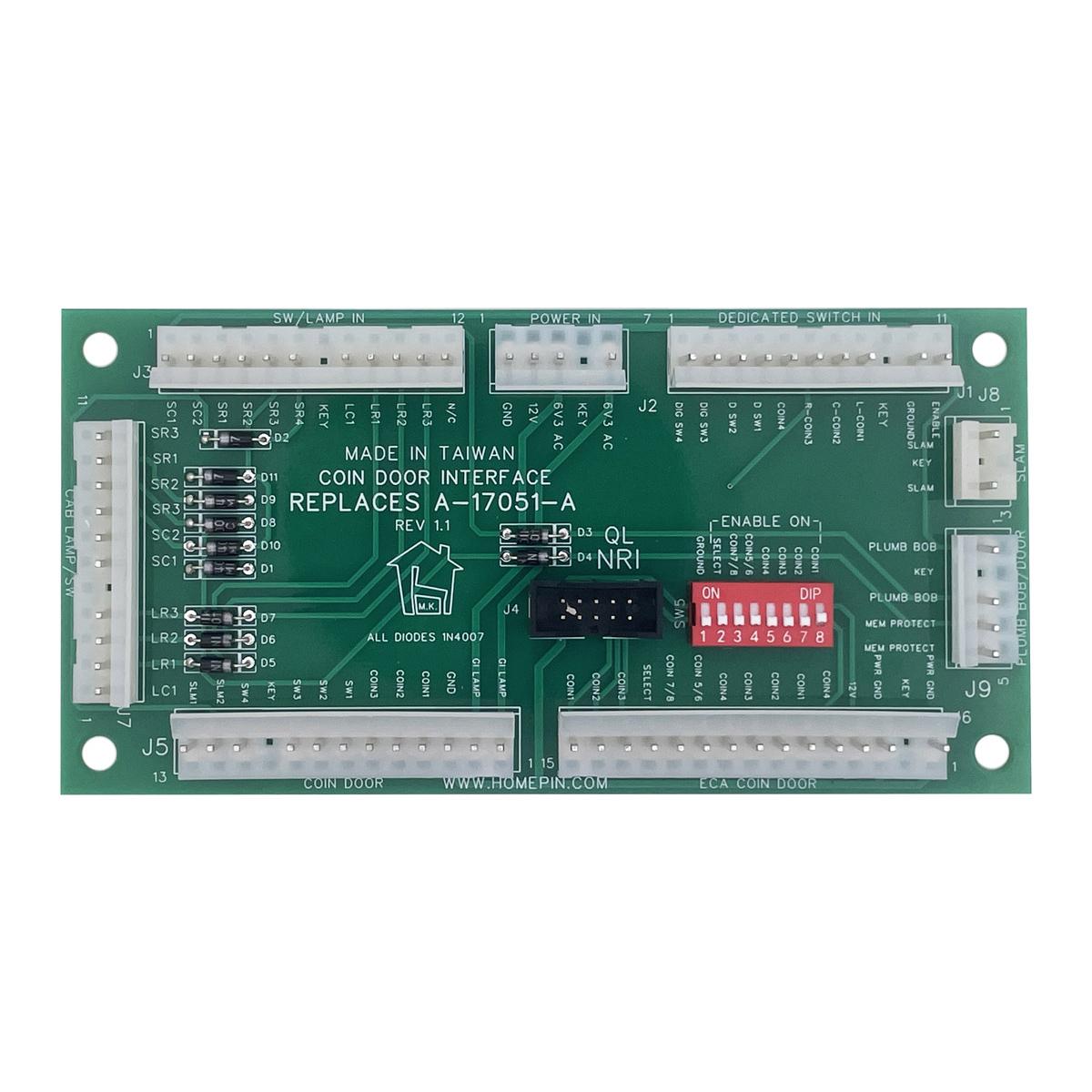 A-17051-A Williams/Bally Coin Door Interface Board
