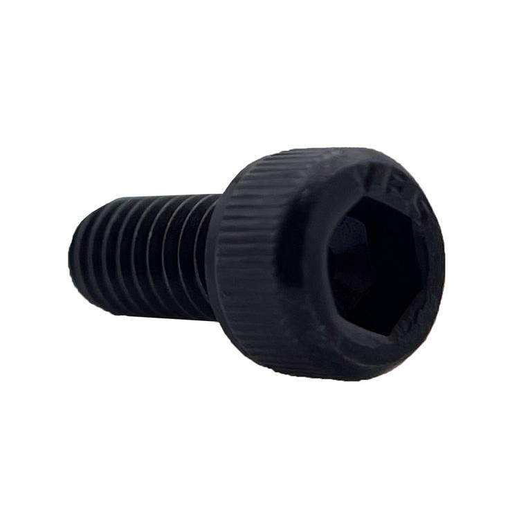 100pcs #8-32 Button Head Socket Cap Screws - Black Oxide Stainless