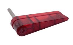 JJP Logo Flipper Bat And Shaft Assembly - Red Sparkle