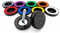 'Snap-On Happy Sliders™ For Wood, Tile, Concrete & Linoleum - Set of 4