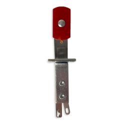 Dutch Pinball Red Oblong Stand-Up Target With Two Lugs & No Diode