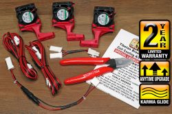 Tibetan Breeze Special Launch Edition 3-Flipper Coil Cooling Kit For Stern Rush Pinball Machines